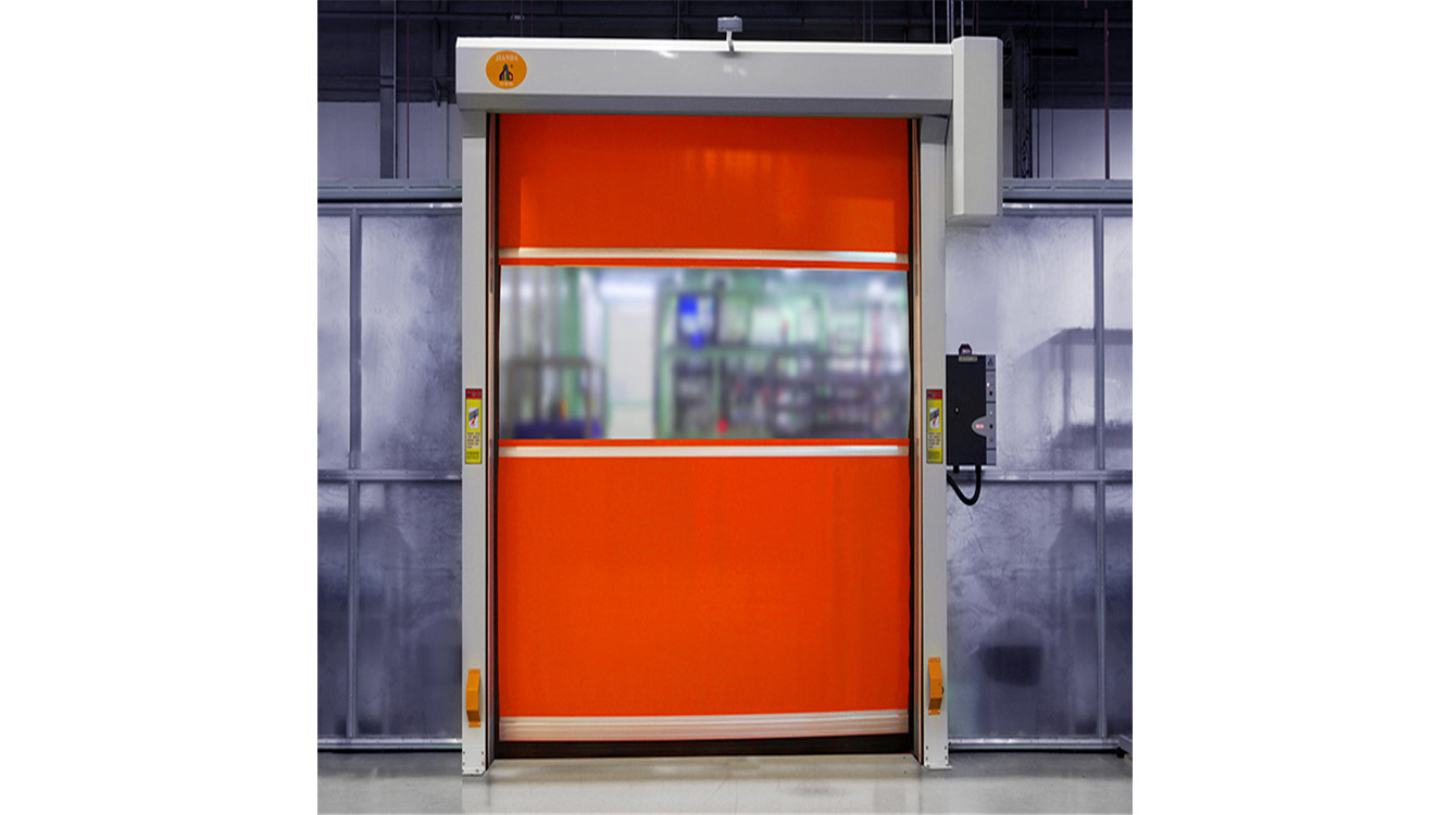 High speed roll up door