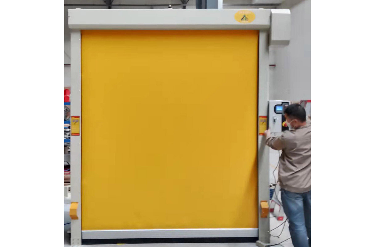 Pvc high speed rolling shutter door