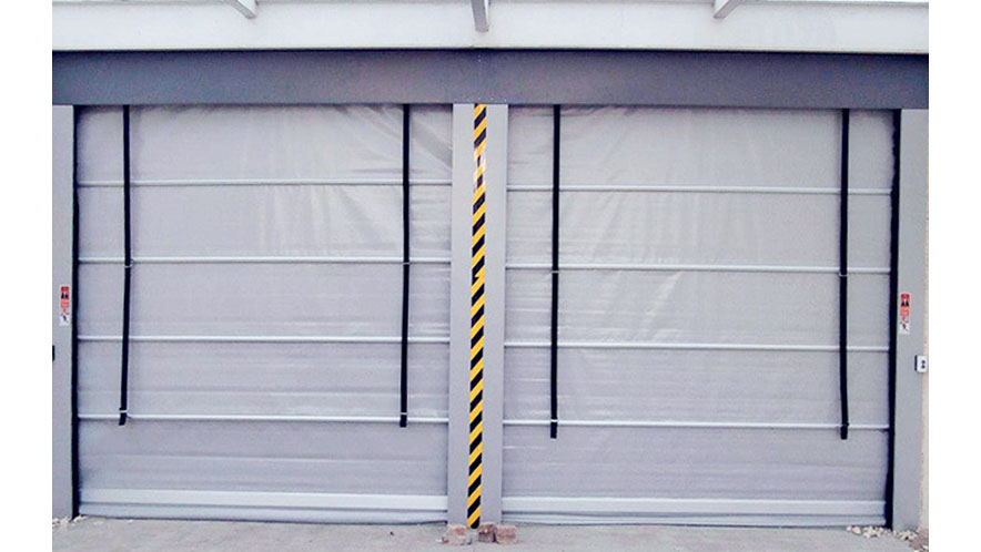 Fast stacking roll up door 图2